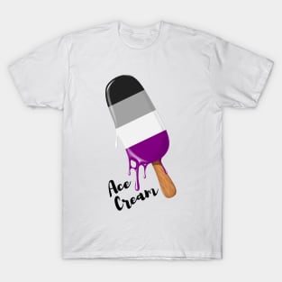 Asexual Shirt Ace Cream Asexual Ace Flag Ally Asexual Pride T-Shirt